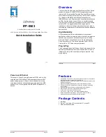 Preview for 1 page of LevelOne IFP-0503 Quick Installation Manual