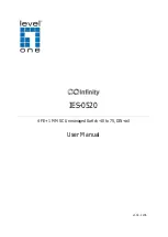 LevelOne INFINITY IES-0520 User Manual предпросмотр