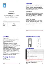 Preview for 1 page of LevelOne Infinity IES-1080 Quick Installation Manual