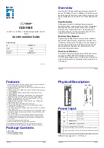 LevelOne Infinity IES-1085 Quick Installation Manual preview