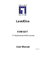 Preview for 1 page of LevelOne KVM-0217 User Manual