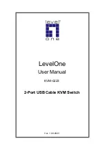 Предварительный просмотр 1 страницы LevelOne KVM-0223 User Manual