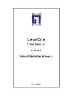 Предварительный просмотр 1 страницы LevelOne KVM-0260 User Manual