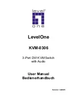 Preview for 1 page of LevelOne KVM-0306 User Manual