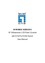 LevelOne KVM-8908 User Manual preview