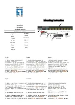 Предварительный просмотр 1 страницы LevelOne KVM-9009v2.0 Mounting Instruction