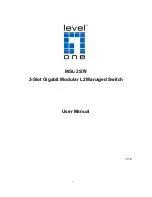 LevelOne MSL-3S79 User Manual preview