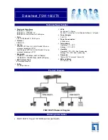 Предварительный просмотр 2 страницы LevelOne SoHoCon FSW1602TX Specifications