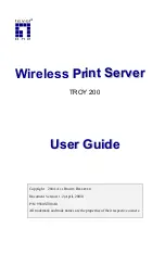 Предварительный просмотр 1 страницы LevelOne TROY 200 User Manual