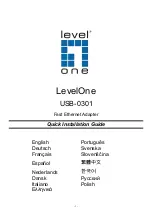 LevelOne USB-0301 Quick Installation Manual preview