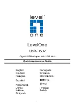 Preview for 1 page of LevelOne USB-0502 Quick Installation Manual