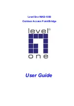 Preview for 1 page of LevelOne WAB-1000 User Manual