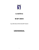 Предварительный просмотр 1 страницы LevelOne WAP-0004 User Manual