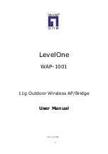 Preview for 1 page of LevelOne WAP-1001 User Manual