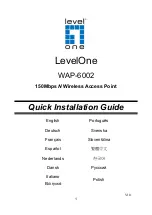 LevelOne WAP-6002 Quick Installation Manual предпросмотр