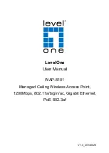 LevelOne WAP-8101 User Manual preview