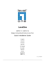 LevelOne WAP-8111 Quick Installation Manual preview