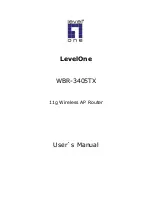 LevelOne WBR-3405TX User Manual предпросмотр