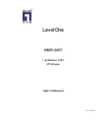 Предварительный просмотр 1 страницы LevelOne WBR-3407 User Manual