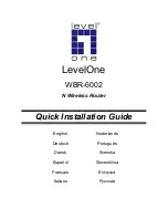 LevelOne WBR-6002 Quick Installation Manual preview