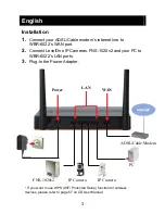 Предварительный просмотр 3 страницы LevelOne WBR-6022 Quick Installation Manual