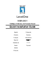 LevelOne WBR-6801 Quick Installation Manual предпросмотр