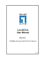 LevelOne WBR-6804 User Manual предпросмотр