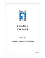 LevelOne WBR-6805 User Manual preview