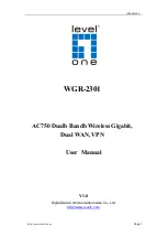 LevelOne WGR-2301 User Manual preview