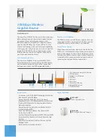 LevelOne WGR-6012 Specifications предпросмотр