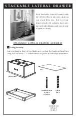 Предварительный просмотр 1 страницы LEVENGER STACKABLE LATERAL DRAWER Assembly Instructions Manual