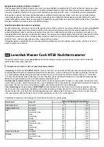 Preview for 8 page of Levenhuk WEZZER COOK MT60 User Manual