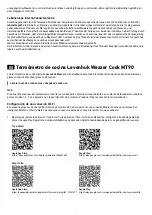 Предварительный просмотр 13 страницы Levenhuk WEZZER COOK MT90 User Manual