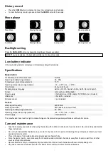 Preview for 8 page of Levenhuk Wezzer Teo TH50 User Manual