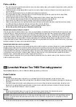 Preview for 16 page of Levenhuk Wezzer Teo TH50 User Manual