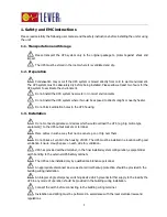 Предварительный просмотр 4 страницы LEVER SRL EC1000 Series User Manual