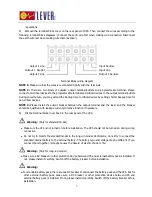 Предварительный просмотр 8 страницы LEVER SRL EC1000 Series User Manual