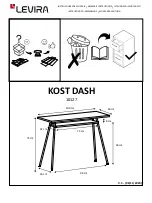 Предварительный просмотр 1 страницы Levira KOST DASH 10127 Assembly Instructions Manual