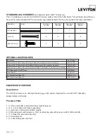 Preview for 3 page of Leviton 078477172469 Instructions For Use Manual