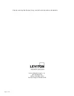 Preview for 10 page of Leviton 078477172469 Instructions For Use Manual