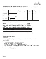 Preview for 13 page of Leviton 078477172469 Instructions For Use Manual