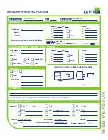 Предварительный просмотр 3 страницы Leviton 3420-009 Manual