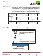 Предварительный просмотр 7 страницы Leviton 4000-R series Installation Manual