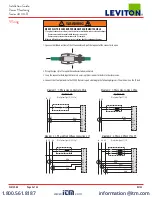 Предварительный просмотр 8 страницы Leviton 4000-R series Installation Manual