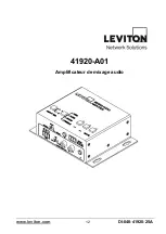 Preview for 13 page of Leviton 41920-A01 Manual