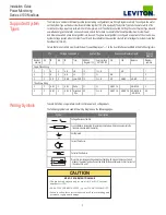 Preview for 7 page of Leviton 41OUM Series Installation Manuals