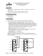 Leviton 47000-PRT Install Manual предпросмотр