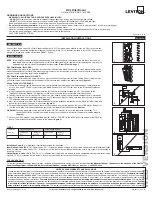 Leviton 47616-DSB Installation Instructions предпросмотр