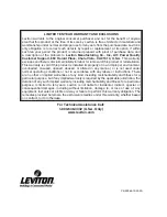 Preview for 35 page of Leviton 52120-0M1 Installation Instructions Manual