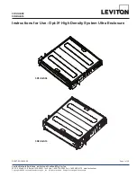 Leviton 5R1UH-S08 Instructions For Use Manual предпросмотр